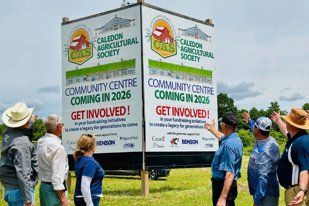 CAS Board and Executive in front of sign